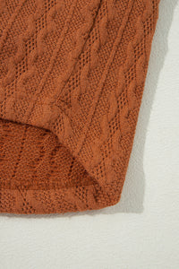 KaleaBoutique Stylish Textured Knit Side Pockets Open Front Cardigan - KaleaBoutique.com