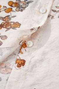 KaleaBoutique Stylish Floral Printed Silky Button Up Long Sleeve Shirt - KaleaBoutique.com
