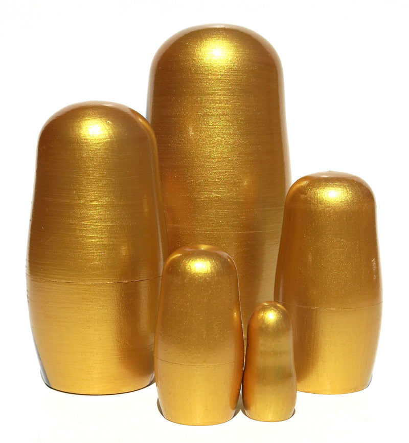Traditional Realism Style Nativity Nesting Doll, 5 Piece Hand Crafted Nested Doll - KaleaBoutique.com