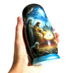 Traditional Watercolor Style Nativity Nesting Doll, 5 Piece Hand Crafted Nested Doll - KaleaBoutique.com