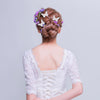 Bridal Double Butterfly 4 PC Hairclip Set for Wedding, White Chiffon Embroidered Butterfly Alligator Hair Clips - KaleaBoutique.com