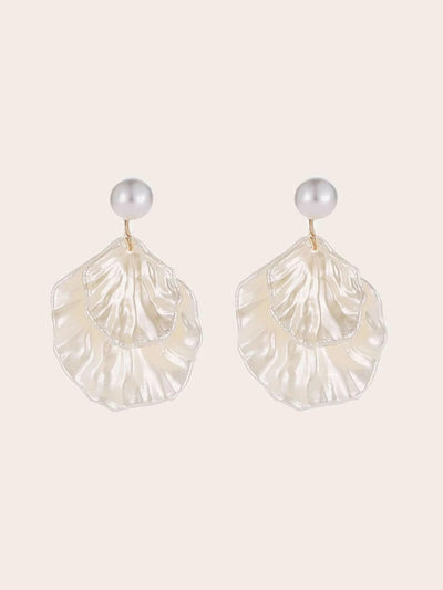 Gold Large Earrings