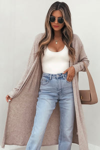 KaleaBoutique Stylish Solid Color Long Sleeve Casual Tunic Shift Cardigan - KaleaBoutique.com