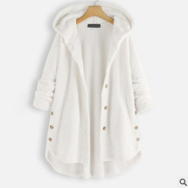 KaleaBoutique Women's Hooded Velvet-Look Sweatshirt Coat - KaleaBoutique.com