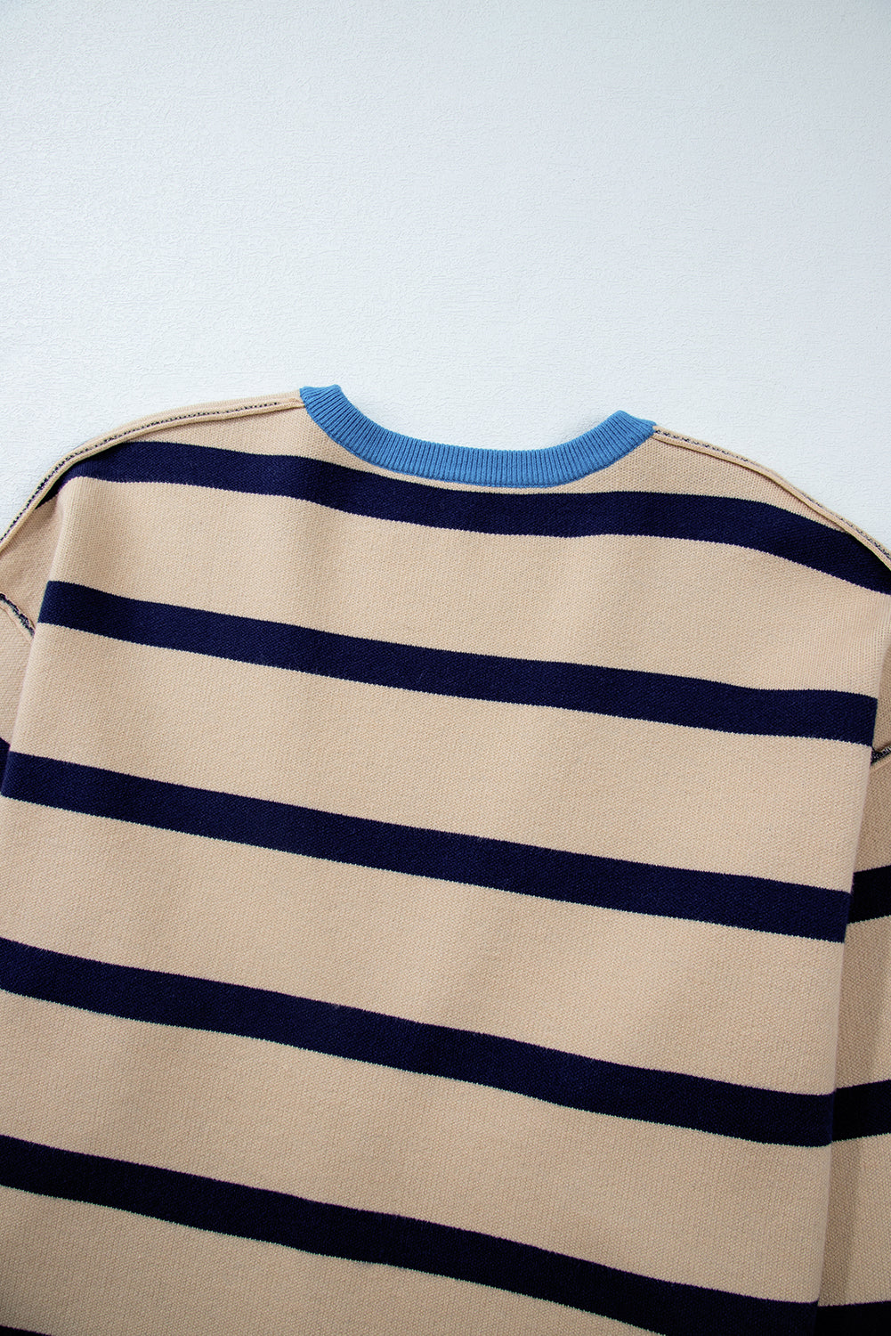 Colorblock Drop Shoulder Buttoned Loose Cardigan - KaleaBoutique.com