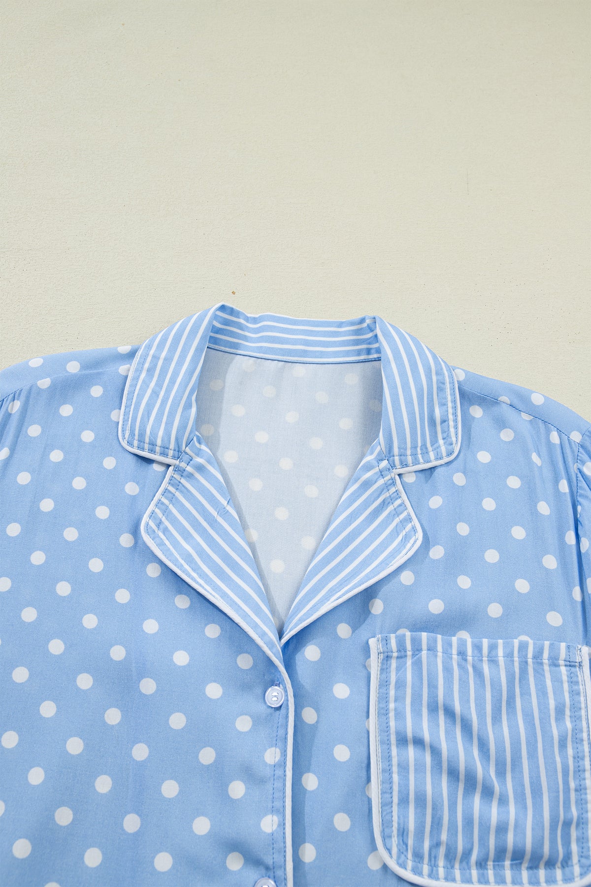 KaleaBoutique Stylish Dotted Print Soft Short Pajama Set - KaleaBoutique.com