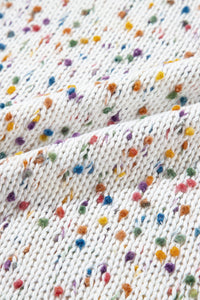 Confetti Rib Knit Long Sleeve Cardigan - KaleaBoutique.com