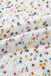 Confetti Rib Knit Long Sleeve Cardigan - KaleaBoutique.com