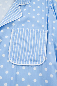 KaleaBoutique Stylish Dotted Print Soft Short Pajama Set - KaleaBoutique.com