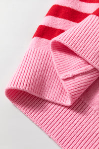 KaleaBoutique Bubble Sleeve Drop Shoulder Ribbed Trim Sweater - KaleaBoutique.com