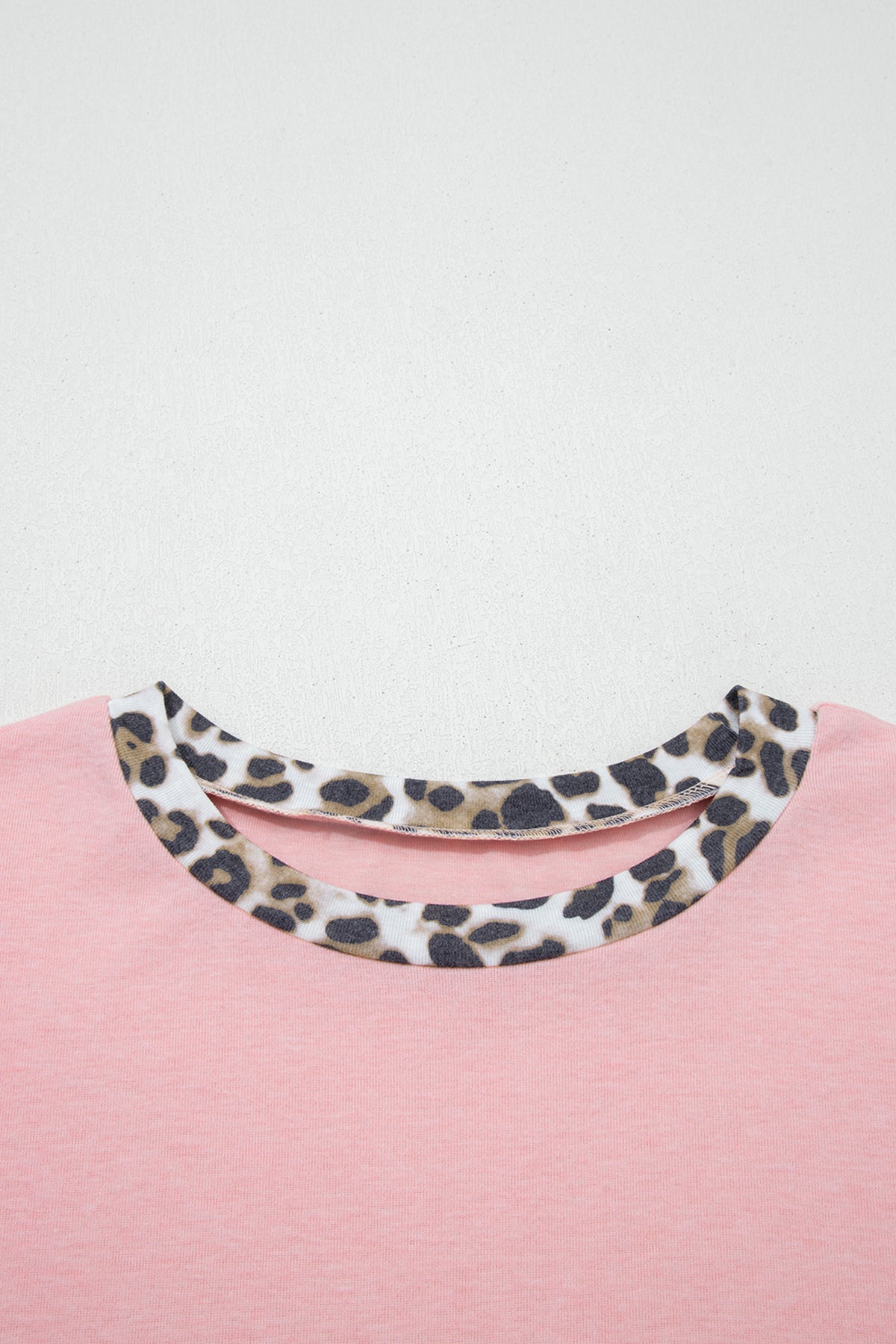 KaleaBoutique Stylish Color Block Leopard Patchwork Dolman Sleeve High Low Baggy Sweatshirt - KaleaBoutique.com
