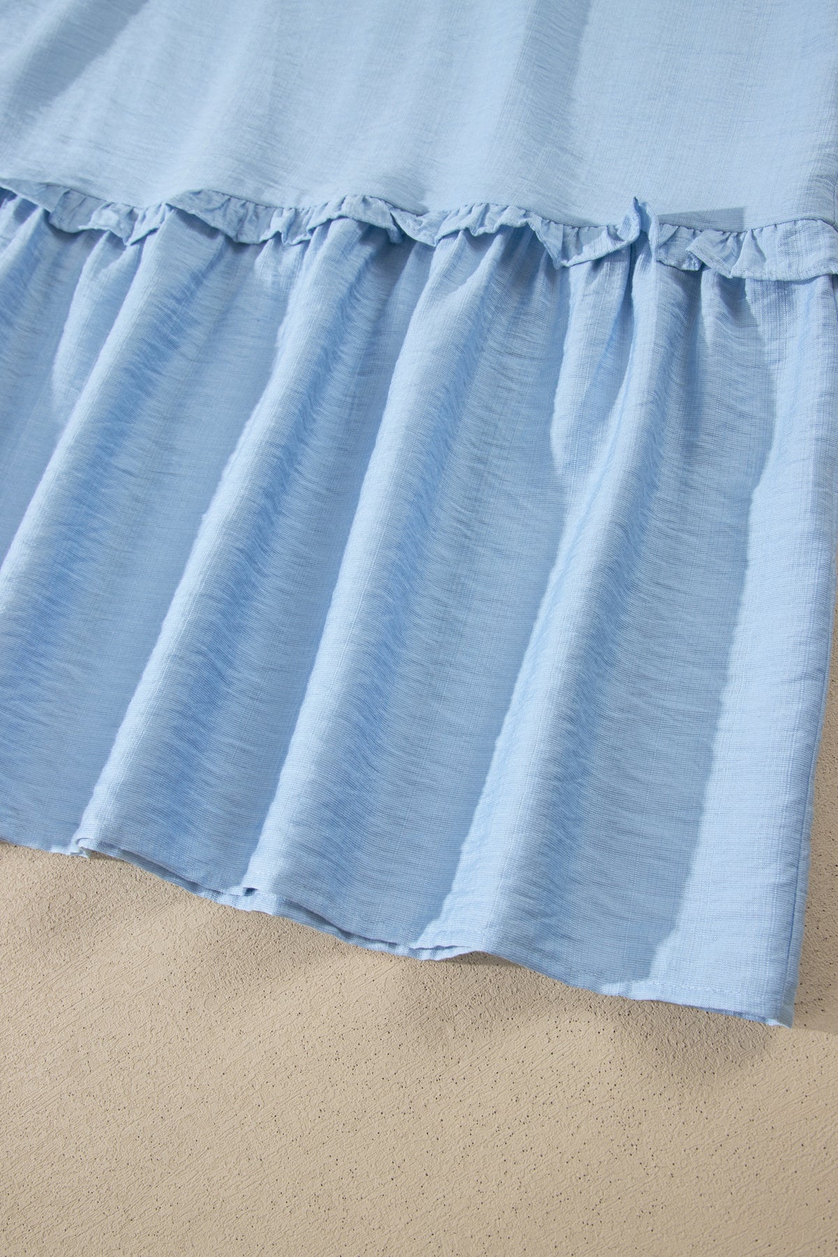 KaleaBoutique Stylish Solid Color Ruffle Trim High Waist Sleeveless Maxi Dress - KaleaBoutique.com