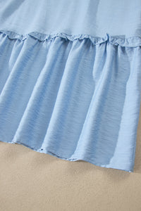 KaleaBoutique Stylish Solid Color Ruffle Trim High Waist Sleeveless Maxi Dress - KaleaBoutique.com
