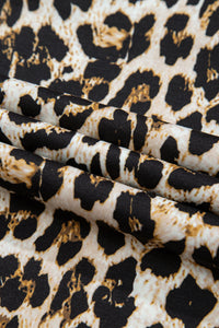 KaleaBoutique Stylish Contrast Striped Trim Leopard Sleeveless Maxi Dress - KaleaBoutique.com