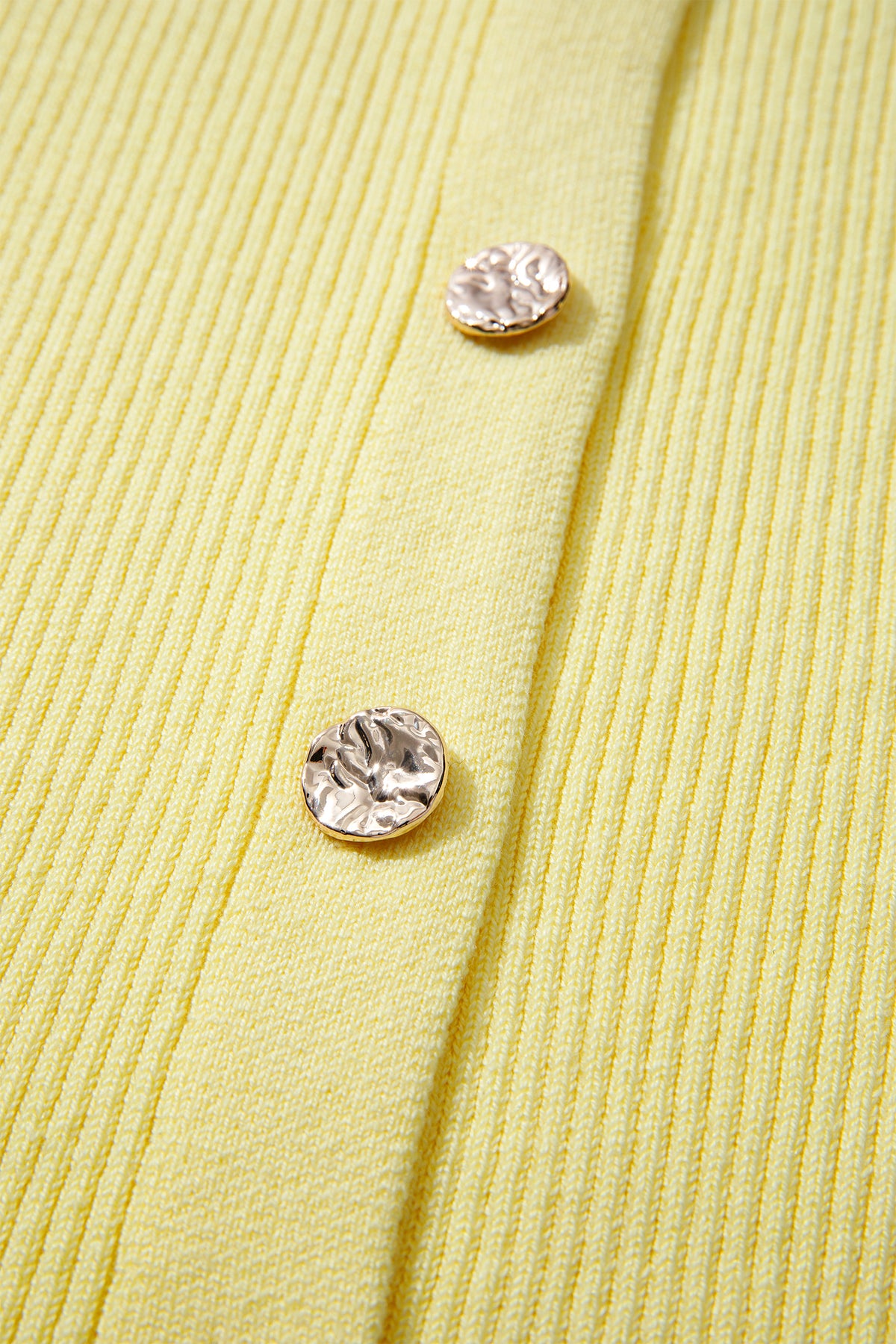 KaleaBoutique Stylish Ribbed Knit Contrast Frilled Short Sleeve Sweater Cardigan - KaleaBoutique.com