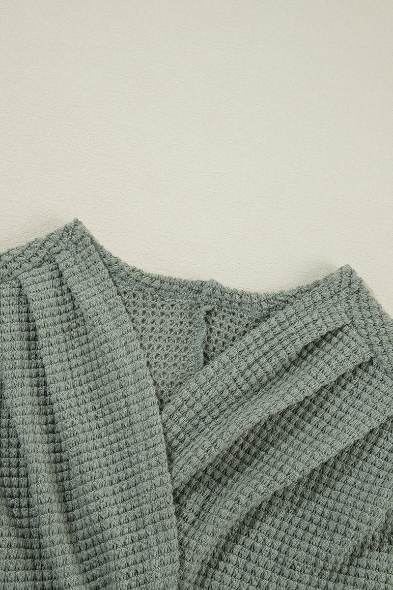 KaleaBoutique Perfect Comfortable Waffle Knit Open Front Cardigan - KaleaBoutique.com