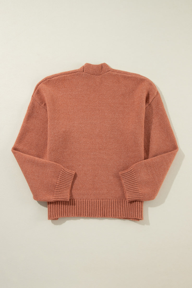 Drop Shoulder Open Front Cropped Cardigan - KaleaBoutique.com