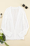 KaleaBoutique Stylish Classic Solid Open Knit Cardigan - KaleaBoutique.com