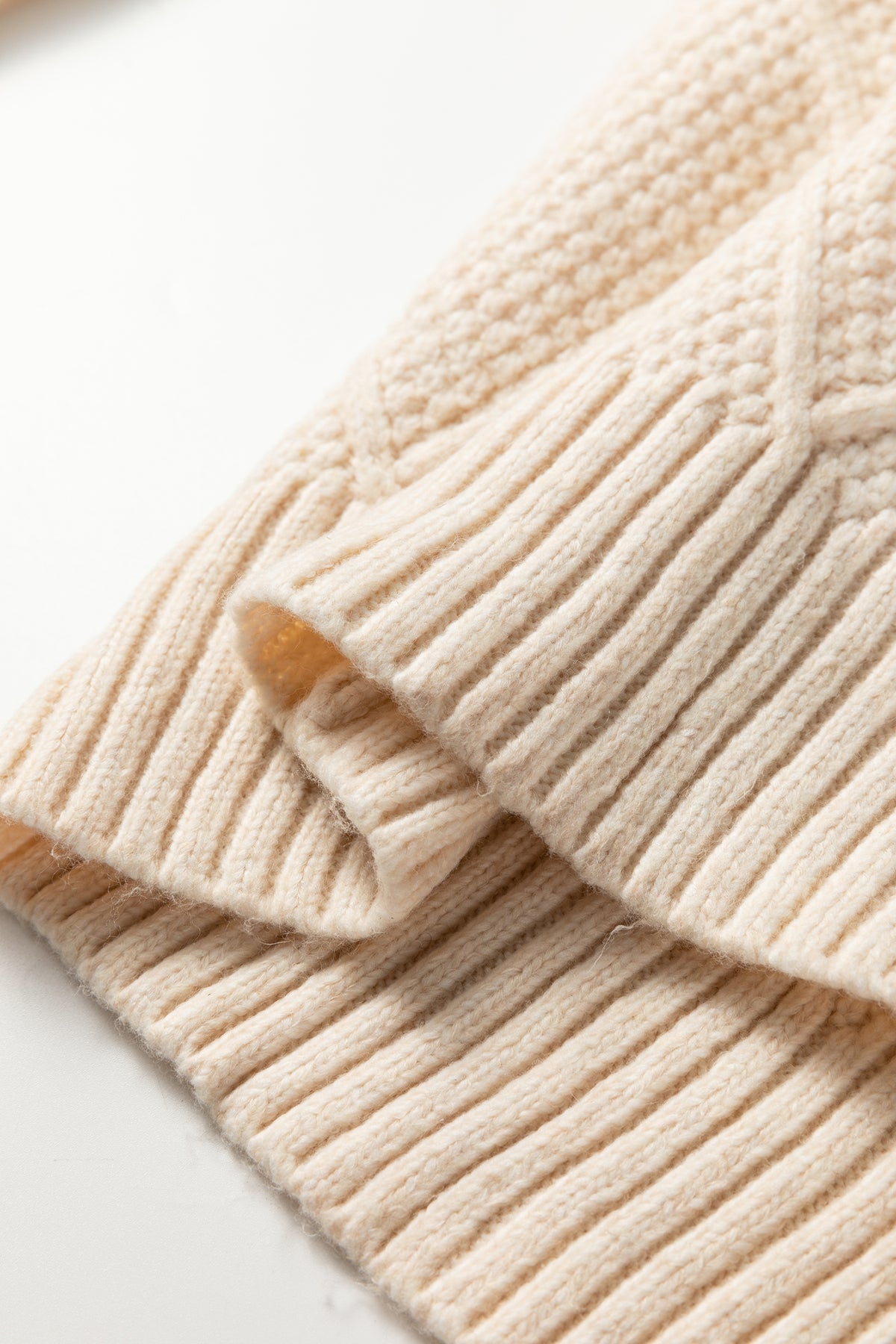KaleaBoutique Comfortable Cable Knit Drop Shoulder Loose Fit Sweater Dress - KaleaBoutique.com