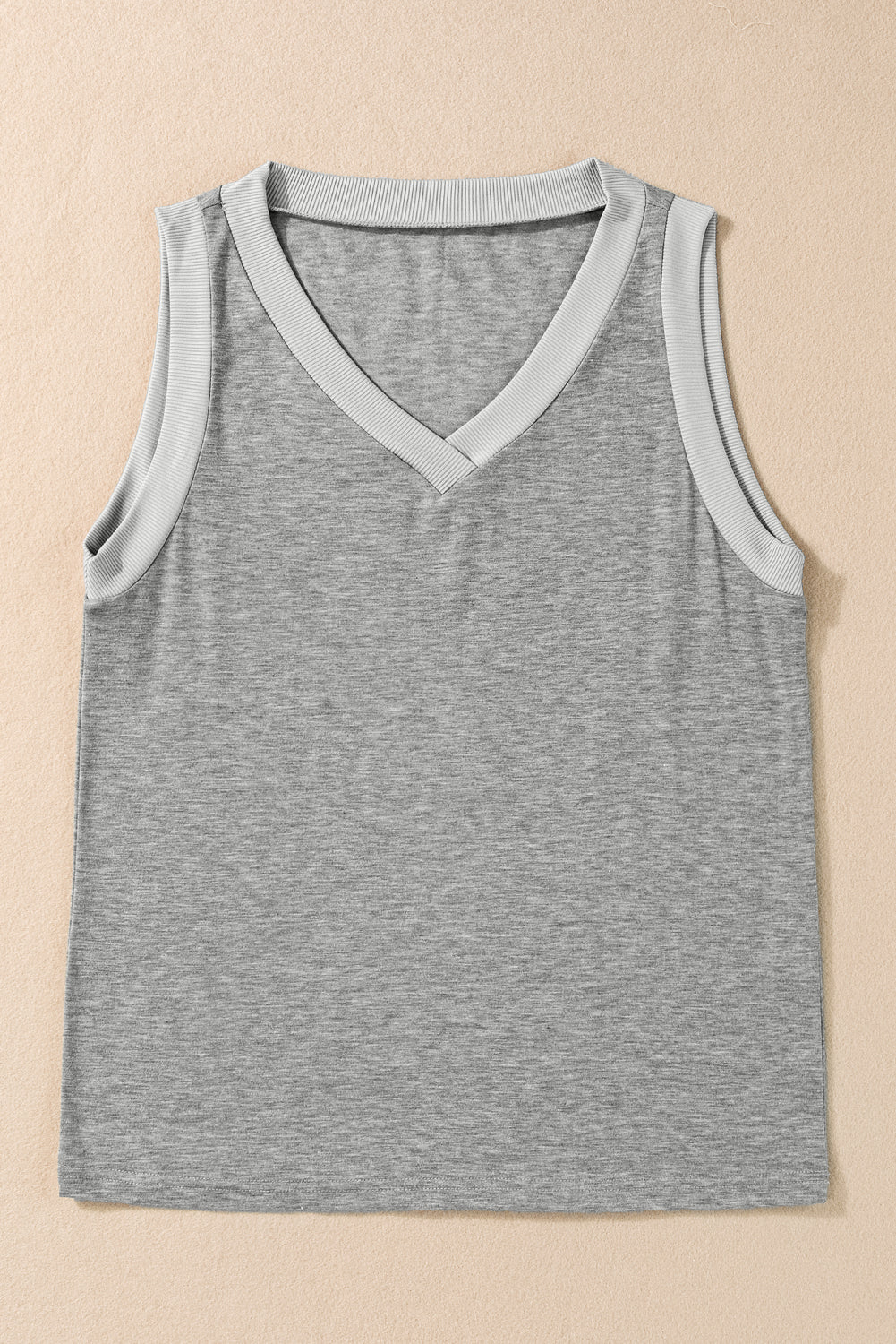 KaleaBoutique Stylish Ribbed V Neck Tank - KaleaBoutique.com