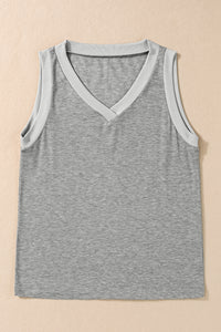 KaleaBoutique Stylish Ribbed V Neck Tank - KaleaBoutique.com