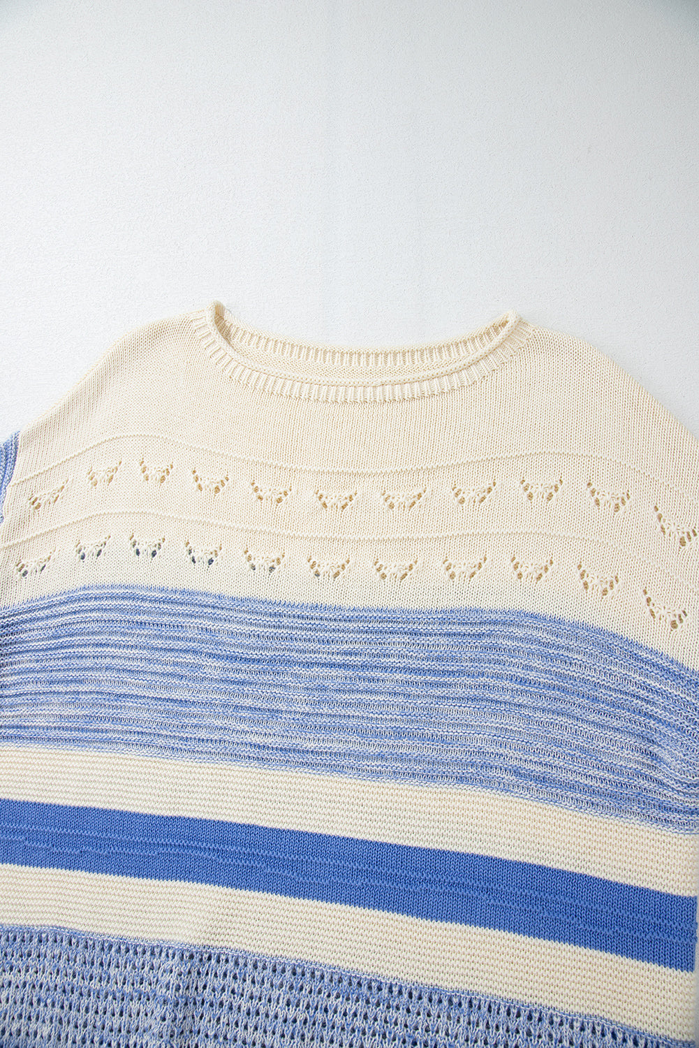 KaleaBoutique Open Stitch Puff Sleeve Sweater - KaleaBoutique.com