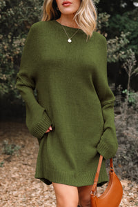 KaleaBoutique Comfortable Oversize Drop Shoulder Slouchy Sweater Dress - KaleaBoutique.com