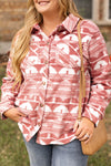 KaleaBoutique Plus Size Aztec Print Chest Pocket Shacket - KaleaBoutique.com