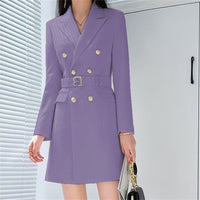 Office Lady Style Slimming Waist Trimming Coat Women's Top - KaleaBoutique.com