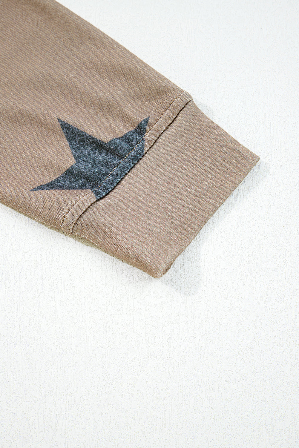 KaleaBoutique Stylish Retro Star Print Loose Long Sleeve Drawstring Wide Leg 2pcs Lounge Set - KaleaBoutique.com