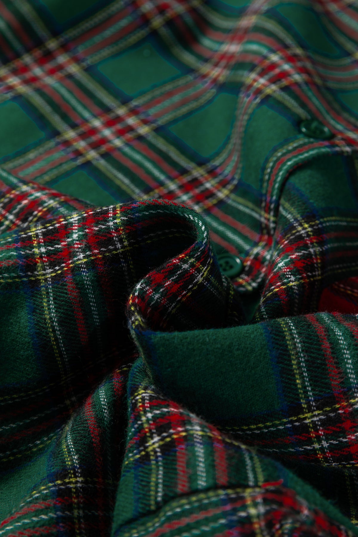 KaleaBoutique Comfortable Plaid Contrast Patched Christmas Holiday Long Sleeve Shirt and Short 2pcs Pajama Set - KaleaBoutique.com