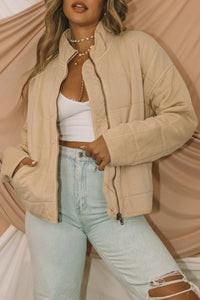 Zip-Up Pocket Quilted Jacket - KaleaBoutique.com
