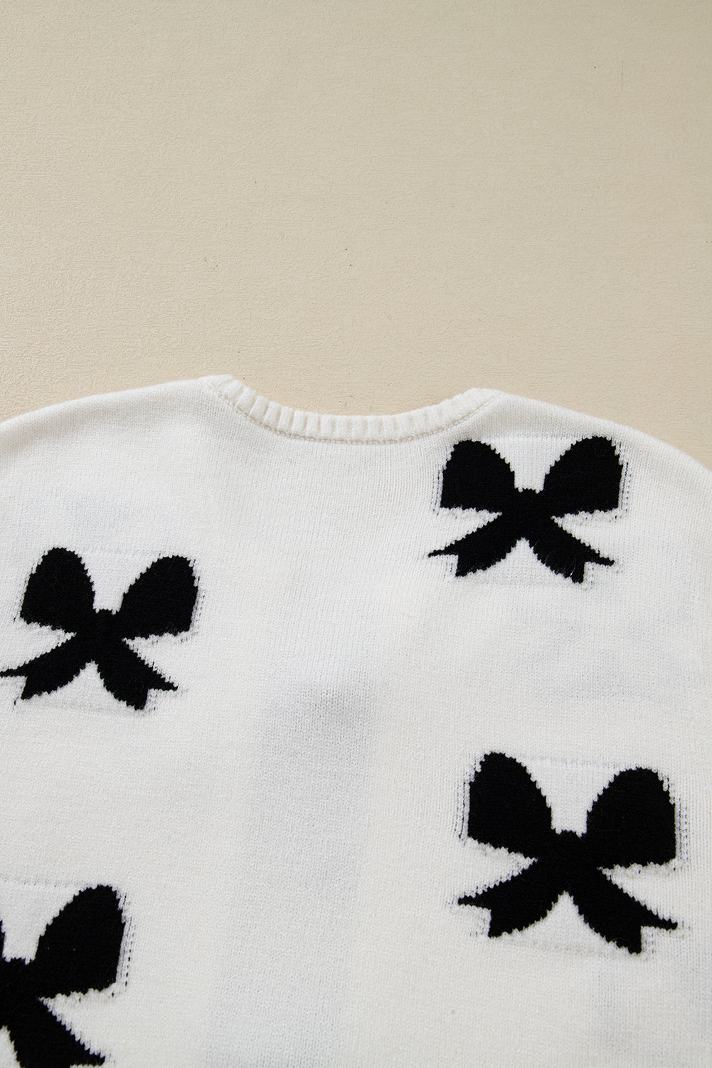 KaleaBoutique Comfortable Lace-up Bow Pattern Sweater Cardigan - KaleaBoutique.com