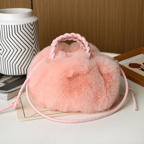 Pink Plush Cloud Shoulder Bag - KaleaBoutique.com