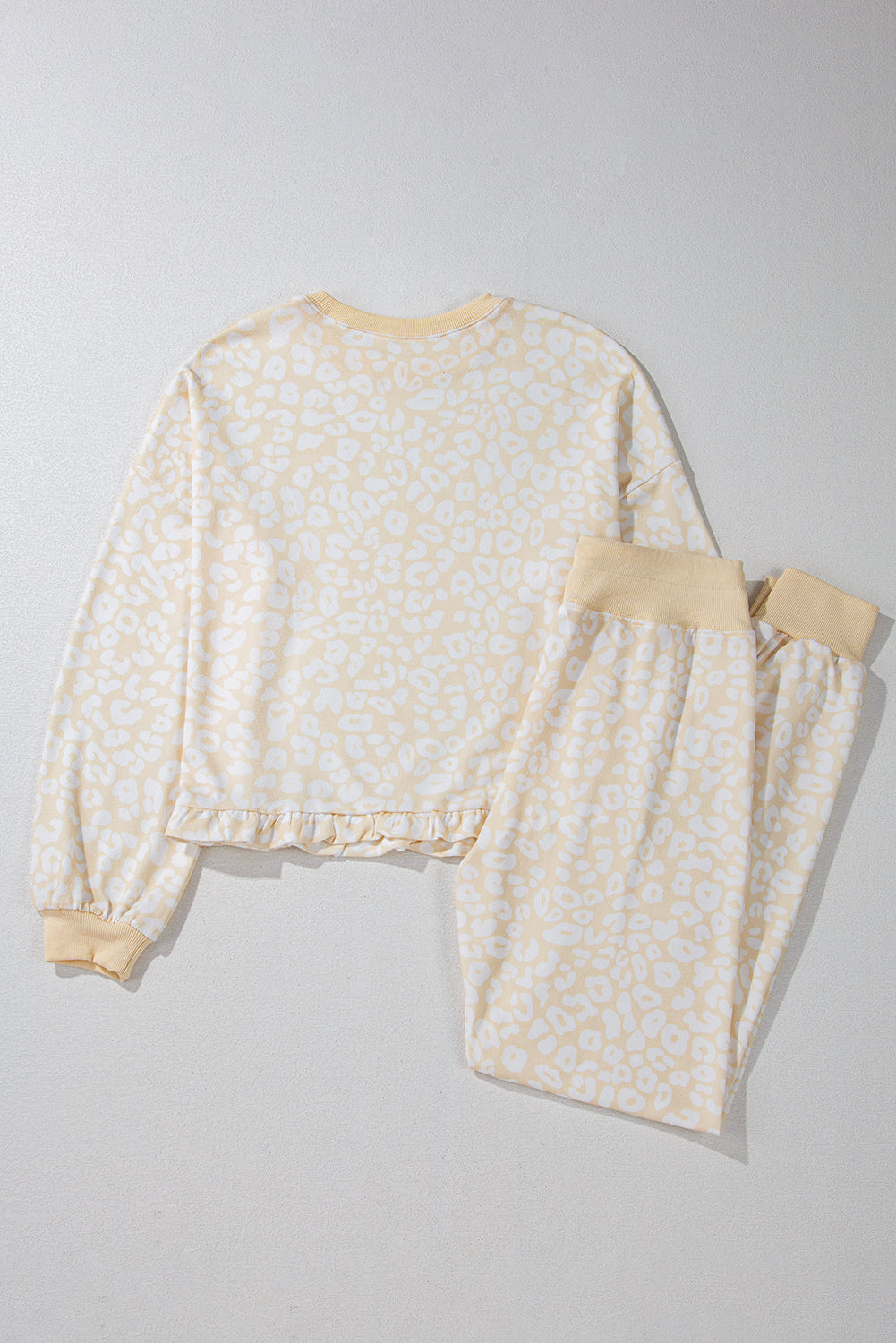 KaleaBoutique Comfortable Cheetah Print Two Piece Loose Fit Cozy Loungewear - KaleaBoutique.com