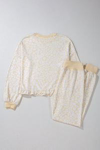 KaleaBoutique Comfortable Cheetah Print Two Piece Loose Fit Cozy Loungewear - KaleaBoutique.com
