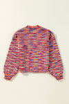 KaleaBoutique Stylish Confetti Drop Shoulder Open Front Cardigan - KaleaBoutique.com