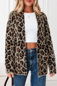 KaleaBoutique Stylish Leopard Open Casual Cardigan - KaleaBoutique.com