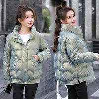 Women’s Loose-Fit Stand-Collar Quilted Jacket - KaleaBoutique.com