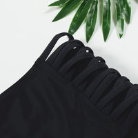 Women's High-Waist Strappy-Side Swim Briefs - KaleaBoutique.com