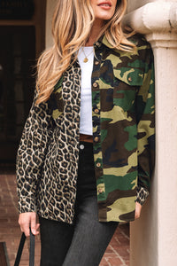 Leopard Camo Patchwork Oversize Shacket - KaleaBoutique.com