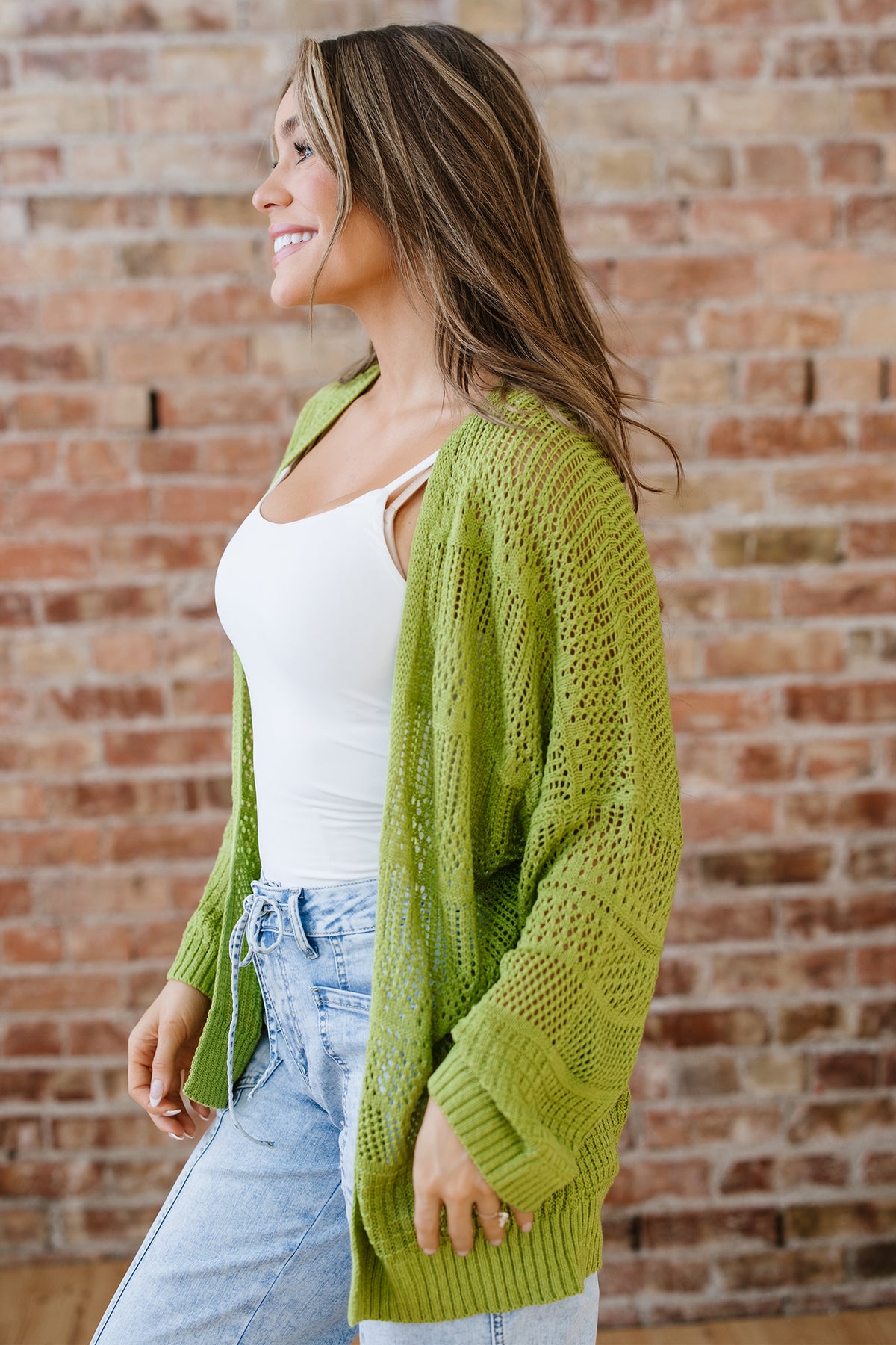 KaleaBoutique Stylish Oversize Crochet Knit Open Cardigan - KaleaBoutique.com