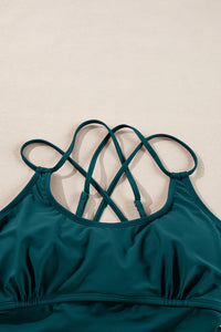 KaleaBoutique Drawstring Tummy Control Mix-and-match 2pcs Tankini Swimsuit - KaleaBoutique.com