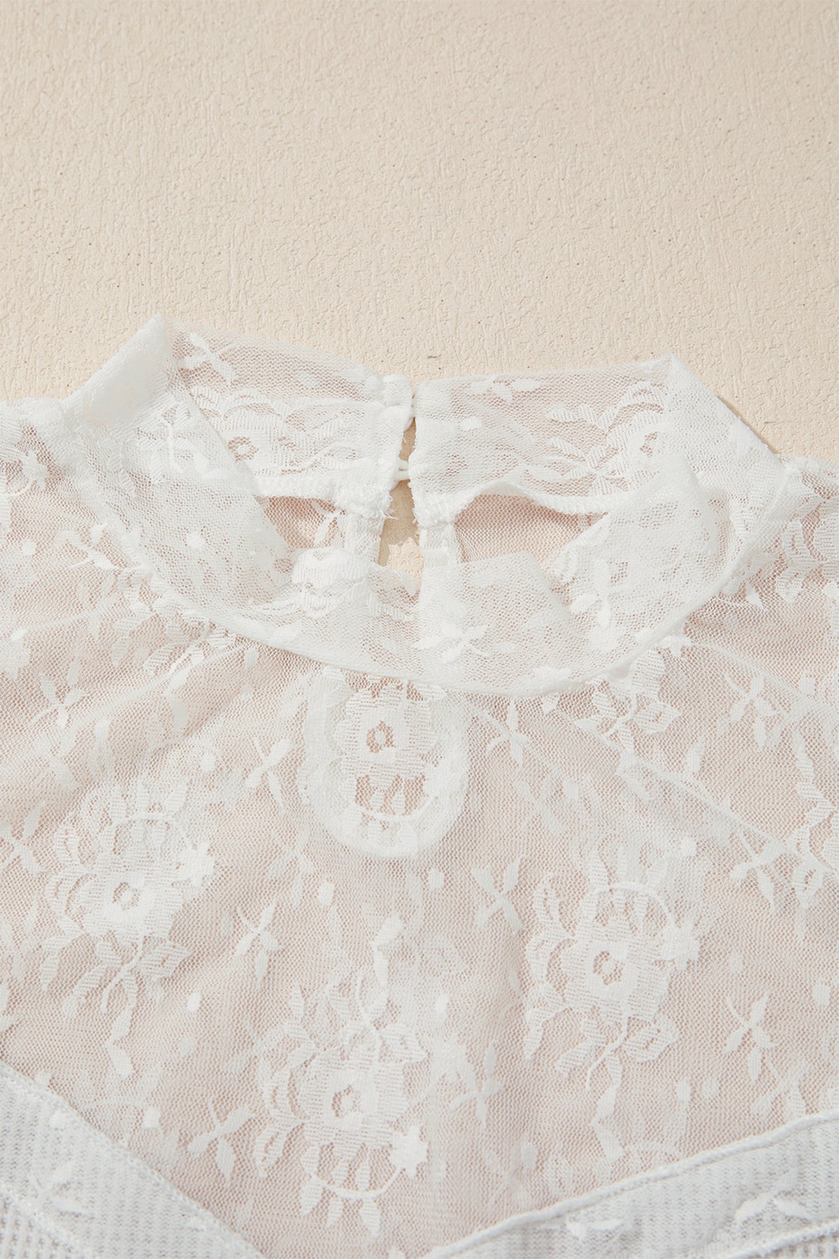 KaleaBoutique Stylish Lace Mesh Long Sleeve Top - KaleaBoutique.com
