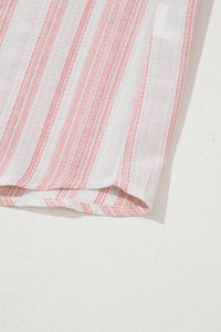 KaleaBoutique Chic Breathable Gauze Half Button Short Sleeve Casual Blouse - KaleaBoutique.com