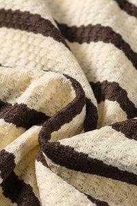 KaleaBoutique Comfortable Patchwork Ribbed Cuff Casual Pullover Sweatshirt - KaleaBoutique.com