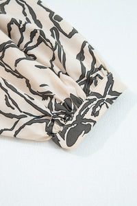 KaleaBoutique Stylish Floral Print Batwing Sleeve Buttoned Loose Fit Shirt - KaleaBoutique.com