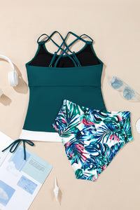 KaleaBoutique Drawstring Tummy Control Mix-and-match 2pcs Tankini Swimsuit - KaleaBoutique.com