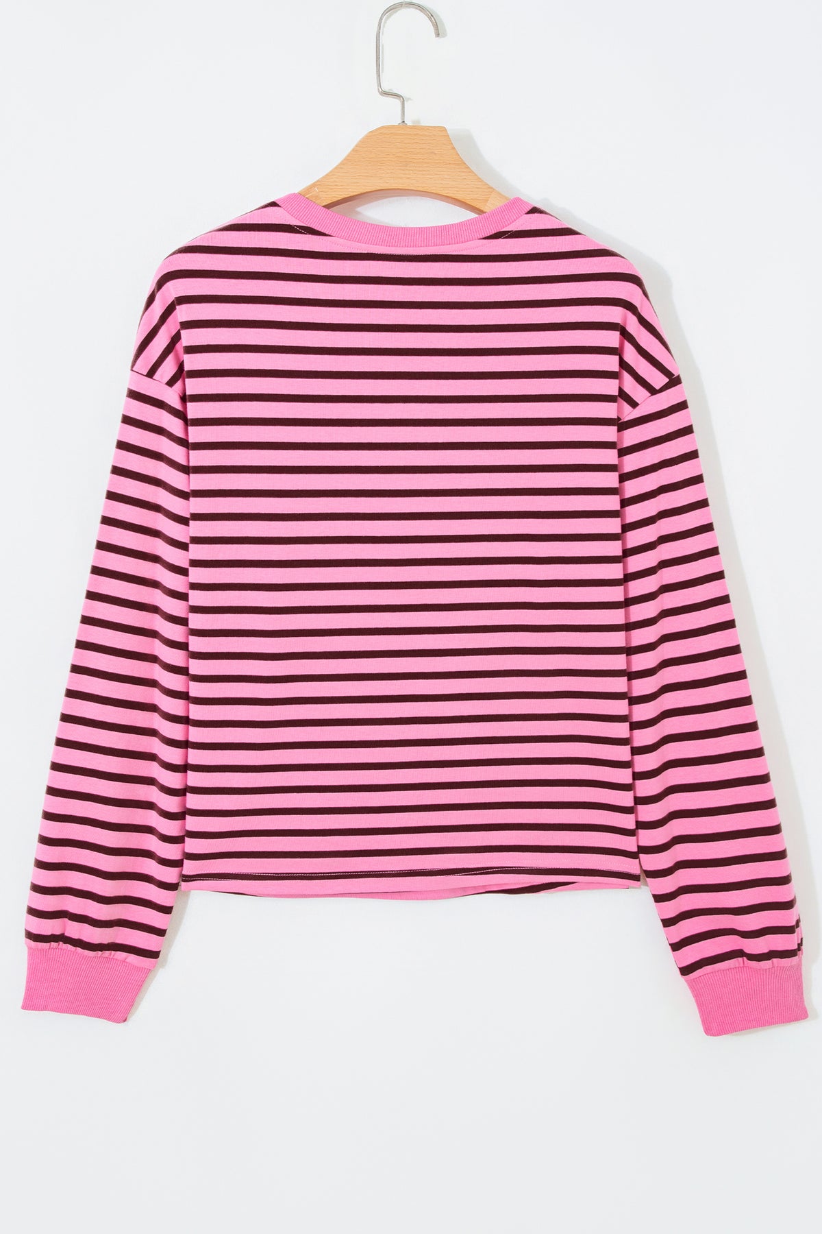 KaleaBoutique Comfortable V Neck Drop Shoulder Long Sleeve Top - KaleaBoutique.com