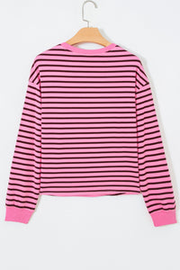 KaleaBoutique Comfortable V Neck Drop Shoulder Long Sleeve Top - KaleaBoutique.com